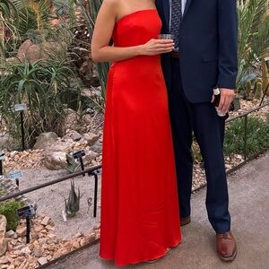 Peppermayo Orange Maxi Dress